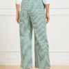 Wide Ankle Twill Pants - Stripe - Image 2