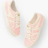 Tennis Sneakers - Jardin Stripe